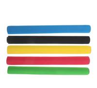 minkissy 5pcs Lightweight Relay Race Sticks Non-slip Sponge Grip, Designed for Elementary School Students, Enhances Grip Stability and Encourages Interest in Sports, for School Track Meets