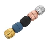 minkissy 5pcs Magnetic Hijab Pins with Round Metal Clips No Snag Magnetic Scarf Clasps for Women Multiuse Shawl and Dress Fasteners in Silver Gold Rose Gold Black Blue