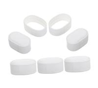 minkissy 5pcs Mini Watch Pillows Pu Leather Cushion Pads Small Insert Holder for Watch Box Jewelry Display Travel Use White Carbon Fiber Cover