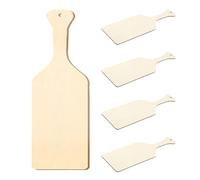 minkissy 5pcs Mini Wooden Craft Cutting Board Slices for DIY Hand-Painted Woodcrafts, Party Supplies and Graffiti Wood Cutouts, Unfinished Wood Slices for Creative Scrapbooking and Modeling