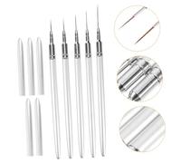 minkissy 5pcs Nail Art Brush Fine Nail Drawing Tool for Manicure Includes Brushes Lightweight and Easy to Use