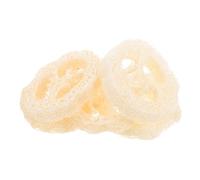 minkissy 5pcs Natural Loofah Soap Holder for Kitchen and Bathroom Lightweight Loofah Scrubber Pads for Soap Storage Eco-friendly Cleaning Tools