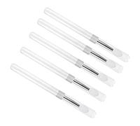 minkissy 5pcs Professional Makeup Brush Silicone Lip Brush Lids for Korean Makeup Eye Shadow Lipstick Concealer