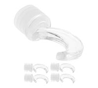 minkissy 5pcs Retro Moon Shape Bottle Stopper Sturdy Plastic Glass Perfume Bottle Caps Essential Oil Stopper French Style