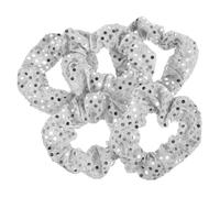 minkissy 5pcs Silver Elastic Sequins Hair Bands Christmas Ponytail Holders Sturdy Hair Ties Creative Accessories for Women Girls