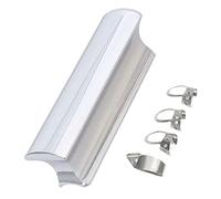 minkissy 5Pcs Stainless Steel Guitar Tone Bar Kit Durable Slide for Electric Guitars with Finger Picks Convenient Storage Sound