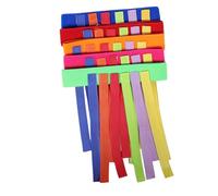 minkissy 5pcs Stretchable Game Belts for Sensory for Enhance Motor Skills Social Interaction Bright Colors for Carnival Parties Playground Activities
