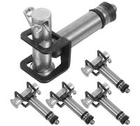 minkissy 5sets Hydraulic Floor Jack Accessories Kit for Horizontal Jack Including Hand Pump Rod Return Valve Swivel Front Wheels Handle and Pump Clip for Vehicle