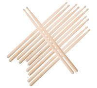 minkissy 6 Pairs Maple Wood Drumsticks Classic Drum Sticks for Adults for Jazz and Various Music Styles Enhanced Control and Rhythm Comfortable Grip for Beginners and Musicians