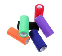 minkissy 6 Rolls 6-inch Medium Stiff Tulle Netting Fabric Ribbon Set, Mesh Gauze Rolls for Wedding Party Decoration, DIY Craft Supplies, Sewing Dress Trim