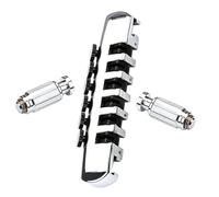 minkissy 6 String Guitar Bridge Saddle Replacement for String Electric Guitar Durable Design Quick Installation Enhanced Sound Quality Compatible with Various Styles