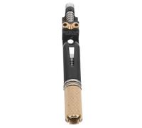 minkissy 6 String Metal Electric Guitar Bridge Tailpiece for 6 String Headless Electric Guitars, Lightweight Brass Replacement Saddle Improving Intonation for Long Performances