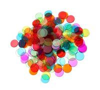 minkissy 600pcs Bingo Chips for Math and Game Play 3/4 Inch Counting Markers for Boys and Girls Poker Chip Tokens for Learning and Fun