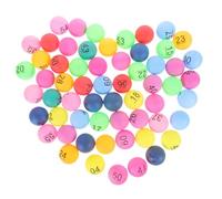 minkissy 60PCS Balls to Raffle Game Balls Plastic for Party Drawings and Prize Giveaways