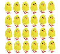 minkissy 60pcs Mini Easter Chicks Decoration Cartoon Chicken Easter Decor for Desktop Windowsill Garden and Party Festive Ornament to Create Joyful Holiday Atmosphere