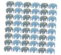 minkissy 60Pcs Mini Resin Elephant Figurines Small Realistic Animal Models for Dollhouse Garden Decor DIY Crafts Natural Touch Sturdy Construction for Home Display