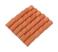 minkissy 60pcs Miniature Building Roof Tiles for Dollhouse DIY Crafting Realistic Fake Bricks Portable Small Scale Model Tiles for Architectural Diorama Projects Beginner Friendly