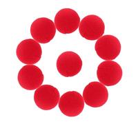 minkissy 60pcs Red Sponge Clown Noses Bulk Soft Lightweight Costume Nose for Halloween Circus Role-playing Party Decorations and Comfortable for Adults