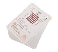minkissy 64pcs I Ching Divination Cards Complete Guide Chinese Wealth Coin Design Spiritual Guidance Meditation Tool Use for Beginners and Experienced Users gift for for for for for for for Personal