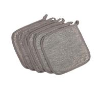 minkissy 6pcs Bamboo Charcoal Exfoliating Face Body Washcloths Japanese Scrub Bath Towel Natural Body Scrub Exfoliator Soft Easy Clean Family Pack