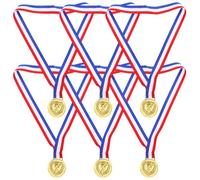 minkissy 6PCS Competition Award Medals Sports Medals for Student Events for Contests Ceremonies and Special Occasions Great Prize for Winners