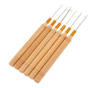 minkissy 6pcs Crochet Hooks for Hair Latch Hook Needles Tool for Dreadlock Extensions