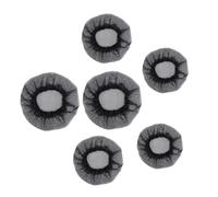 minkissy 6pcs Elastic Hairnets for Women Hair Bun Holding Nets Large Medium Small Sizes Invisible Hair Snoods for Ballet Dance and Daily Use Black Mesh Caps