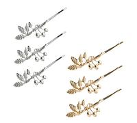 minkissy 6pcs Elegant Tulip Hairpin for Women Floral Hair Accessories for Birthday Christmas Party