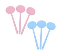 minkissy 6pcs Eye Occluder Handheld for Adults and Oval Plastic Vision Test Cover Reusable Eye Shield for Accurate Optometry and Visual Training Ambliyopia Shading Patches