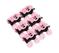 minkissy 6pcs Friction Powered Off Road Car Inertia Pull Back Vehicles for Stylish Macaron Pink Design for Birthday Parties Family Fun