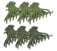 minkissy 6pcs Frosted Hairpin Large Hair Claw Clips Jumbo Hair Clips for Women Acrylic Iron Material Clamps for Thick for Events