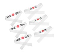 minkissy 6pcs Japanese Samurai Headbands Tie Bandanas for Karate and Chef Costumes Ninja Inspired Design Breathable and Quick Dry Hair Bands for Sports Work and Daily Wear