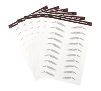minkissy 6pcs Makeup False Eyebrows Stickers Embroidered Eyebrow Stickers Natural Temporary Brow for Everyday Makeup Use