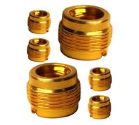 minkissy 6pcs Microphone Stand Adapter to Thread Converter Aluminum Mic Screw Adapter Shock Compatible Microphone Stand Clips for Mic Arm