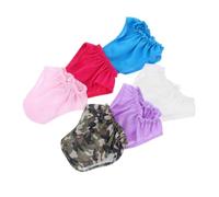 minkissy 6pcs Miniature Doll Underwear for Dolls Reusable Cloth Underpants Dollhouse Accessories for Dress Up and Pretend Play Fun and Creative Role Playing Essentials