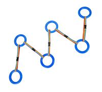 minkissy 6pcs Preschool Walking Rope with Handles for Kindergarten Lost Safety Leash Ring for Outdoor Activities Secure Walking Harness for Park and Outings