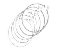 minkissy 6pcs Rust Guitar Strings Pack Replaceable Strings for Electric Guitar Practice