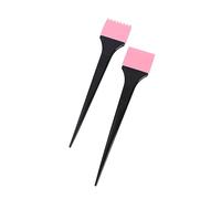 minkissy 6pcs Silicone Hair Coloring Brush Set Mixing Stirrer for Professional and Home Hairdressing Flexible Non-toxic Hair Dye Applicator Tools Random Color