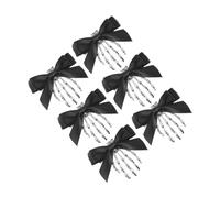 minkissy 6pcs Skull Hand Hair Clips with Bowknot Gothic Devil Claw Barrettes Lightweight Secure Halloween Hair Accessories for Women Cosplay Party