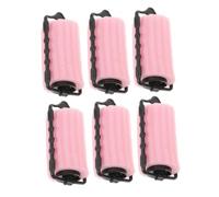minkissy 6pcs Soft Sponge Curlers Large 4cm Hair Rollers For Blowout Look No Damage Sleep-In Curling Tools Hair Types
