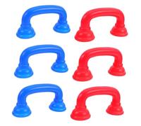 minkissy 6pcs Speech Auditory Feedback Phone for Early Learning Portable Reading Phones for Preschool Speech Therapy Development Device Red Blue