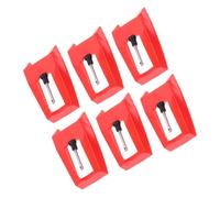 minkissy 6Pcs Stylus Replacement Needles for Phonograph Turntable Durable Design Exceptional Sound Quality User Friendly Operation for Vinyl Record Players
