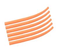 minkissy 6pcs Trampoline Pole Foam Covers for Outdoor Play 34.7 Inch Pe Foam Protective Sleeves in Orange, Lightweight and Waterproof Padding to Reduce Risk of Injuries