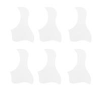 minkissy 6Pcs Transparent Acoustic Guitar Pickguard Self Adhesive Protective Cover for Ukulele Guitar Durable Scratch Patches Easy Installation for Musicians