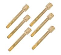 minkissy 6pcs Tremolo Bridge Saddle Mounting Screws Guitar String Lock Replacement Parts for Electric Guitar Tremolo System Compatible with Various Models for Stable Tuning