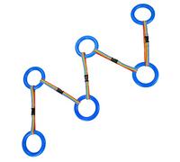 minkissy 6pcs Walking Rope Rings for Preschool Safety Lost Leash for Easy Grip Handles Promote Outdoor Safety Skills Suitable for Kindergarten Camping and Daycare Use