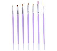 minkissy 7pcs Nail Art Brush Painting Dotting Pens for Gel Polish Design Easy to Use Nail Art Supplies for Beginners Experts for Women