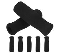 minkissy 7pcs Walking Cane Handle Cover Replacement Soft Nbr Grip Cushion for Walkers and Poles, Moisture Wicking Anti-slip Padding with Sleek Modern Look, Extends Life of Walker Handles,