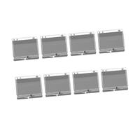 minkissy 8pcs Artificial Bail Storage Box Fake Nail Display Tray Lid for Nail Art School