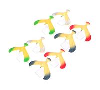 minkissy 8Pcs Balancing Bird Finger Educational Gravity Plaything for Retro Design Enhance Curiosity Learning Experience for Home Decoration and Desktop Display